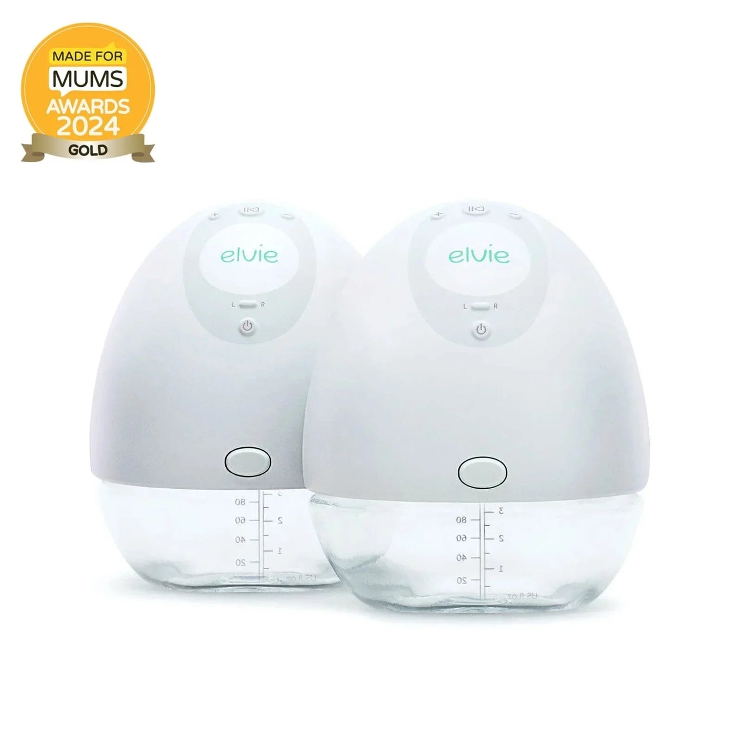 Elvie Pump Double Ultra-Quiet Wearable Electric Breast Pump