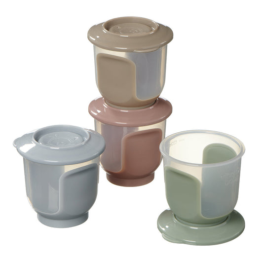 Vital Baby Store & Wean Pots 120ml - 4 Pack