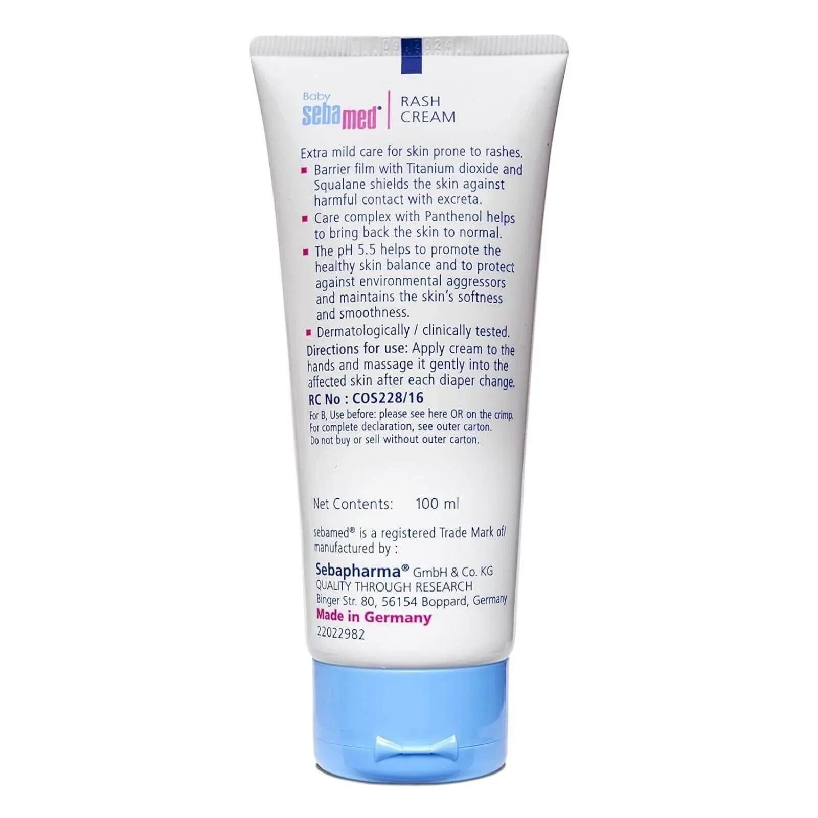 Sebamed Baby Nappy Rash Cream 100ml