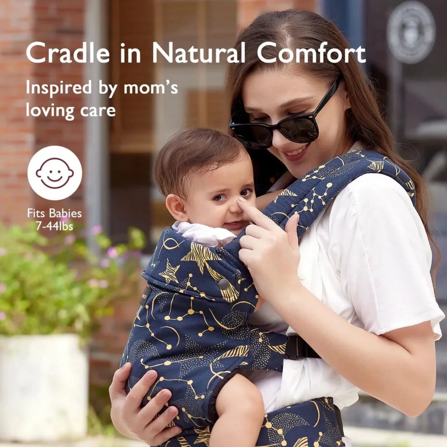 Momcozy Baby Carrier Newborn to Toddler Cotton - Starry Night