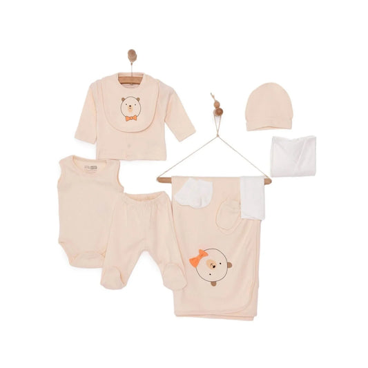 HelloBaby Boy Newborn Set 10 pcs - Ecru