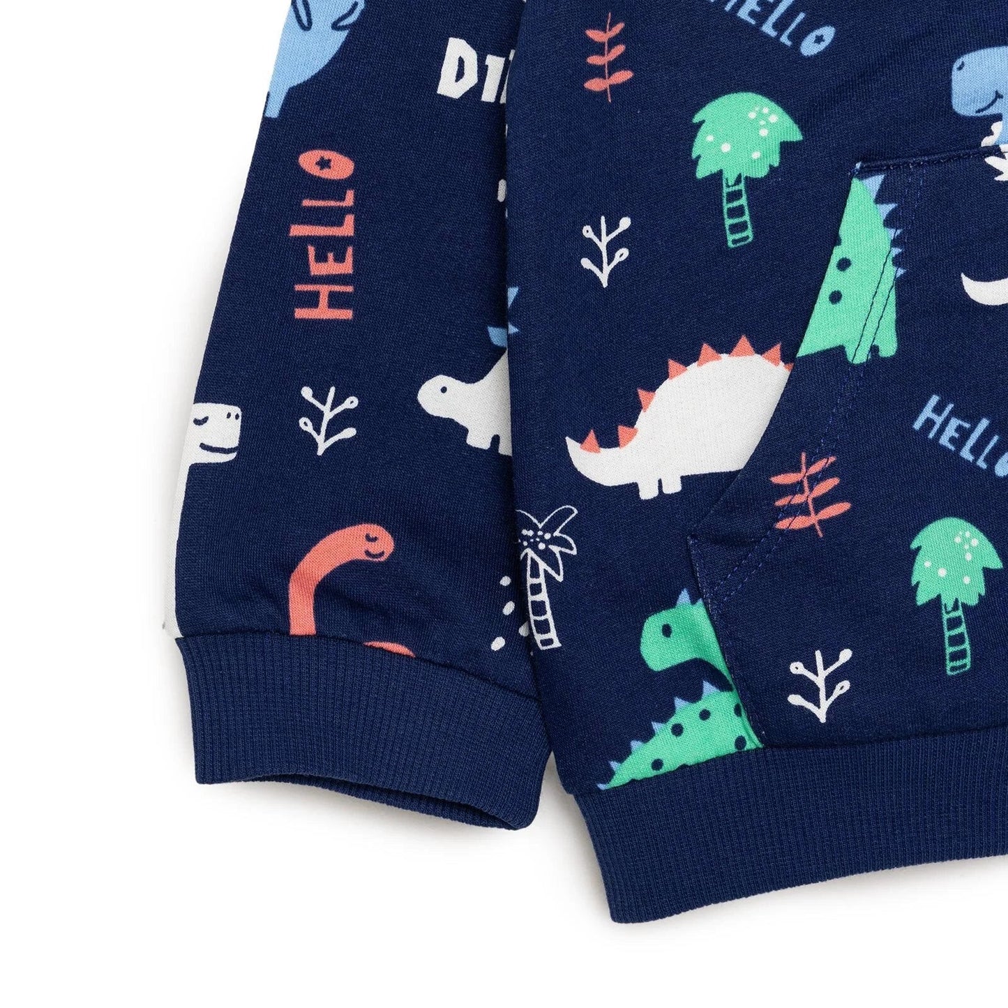 HelloBaby Basic Boy Dinosaur Patterned Jumpsuit - Printed