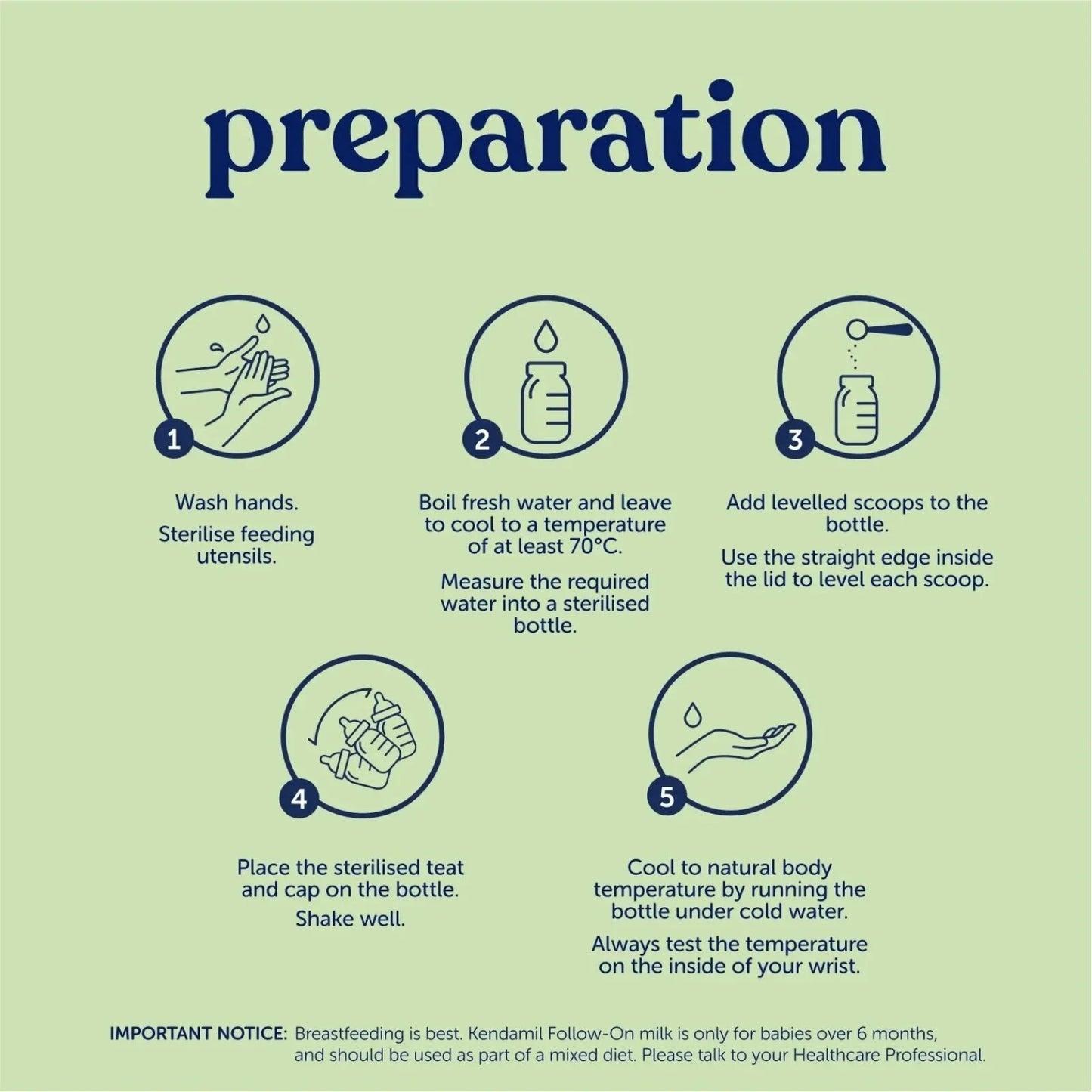 Kendamil Stage 1 Organic First Infant Milk Formula from Birth 800g