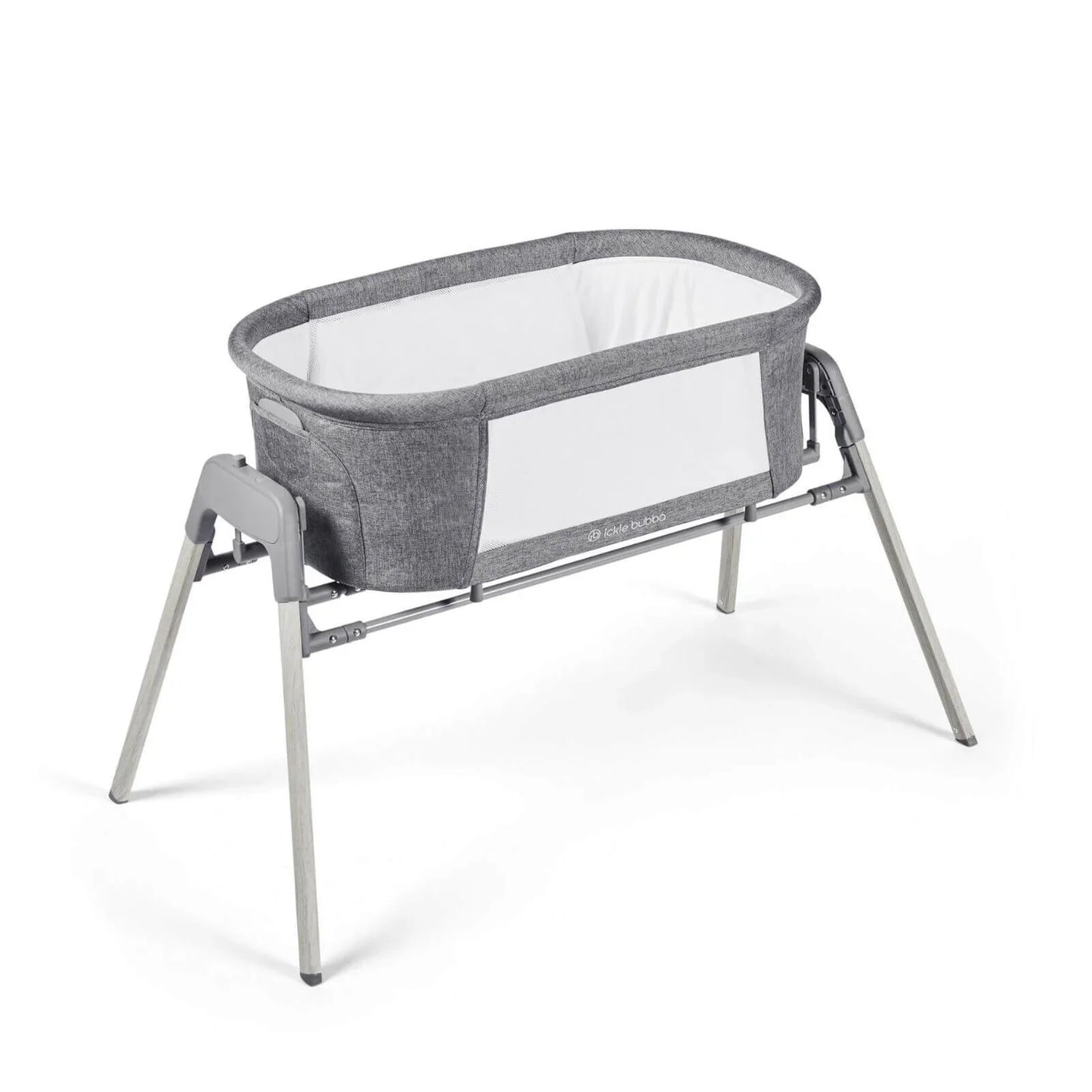 Ickle Bubba Drift Gliding Crib - Ash Grey