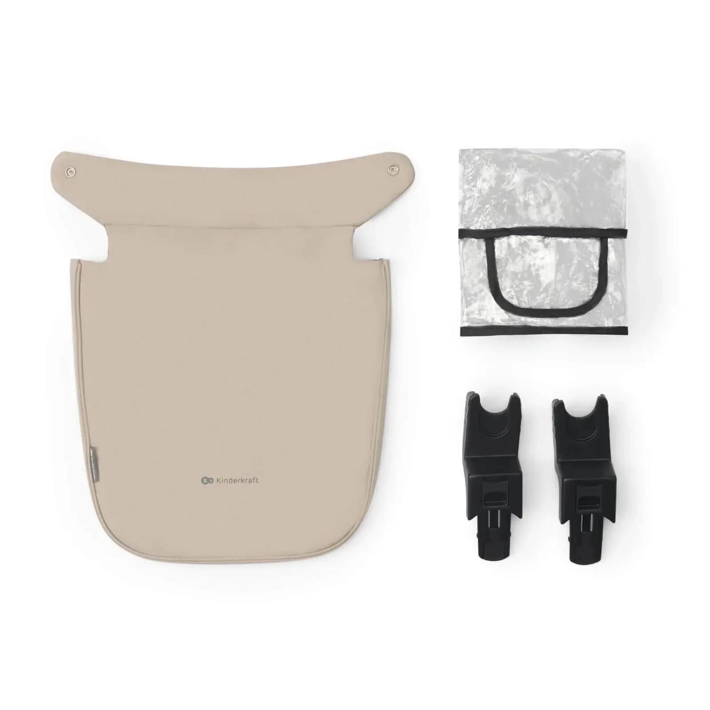 Kinderkraft Newly Mink Pro 4-in-1 Travel System - Sand Beige