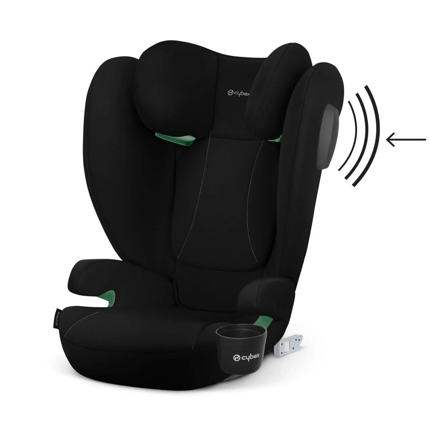 Cybex Solution B4 i-Fix Group 2/3 Car Seat (4 Years to 12 Years) - Volcano Black