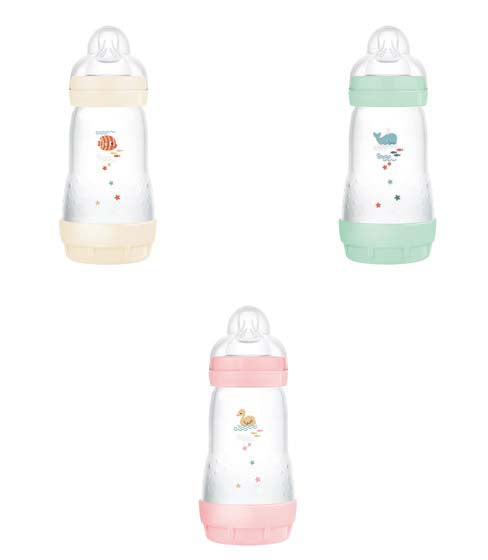 MAM Easy Start Bottle 260mls - Assorted (PACK OF 1 - SINGLE BOTTLE) - DESIGN MAY VARY TO IMAGE SHOWN