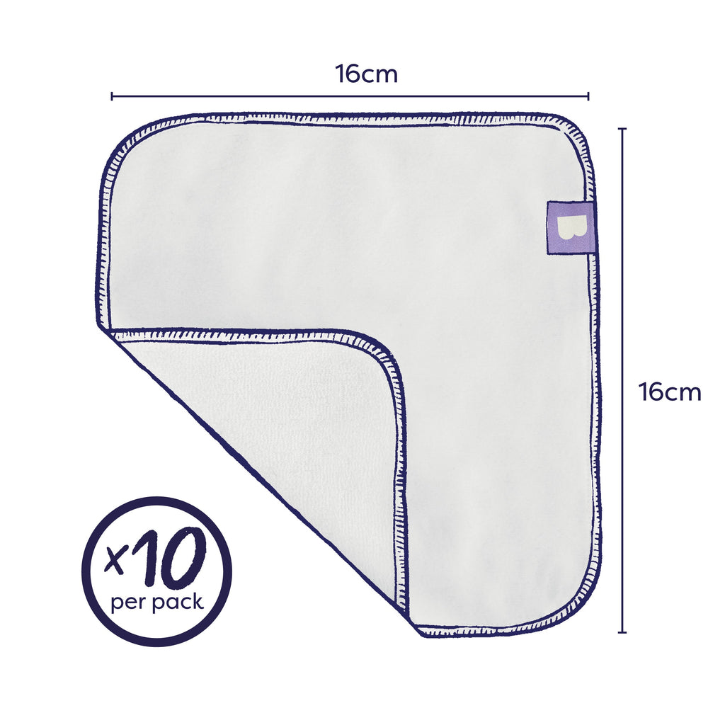 Reusable Baby Wipes - Everyday Pro 10 Pack