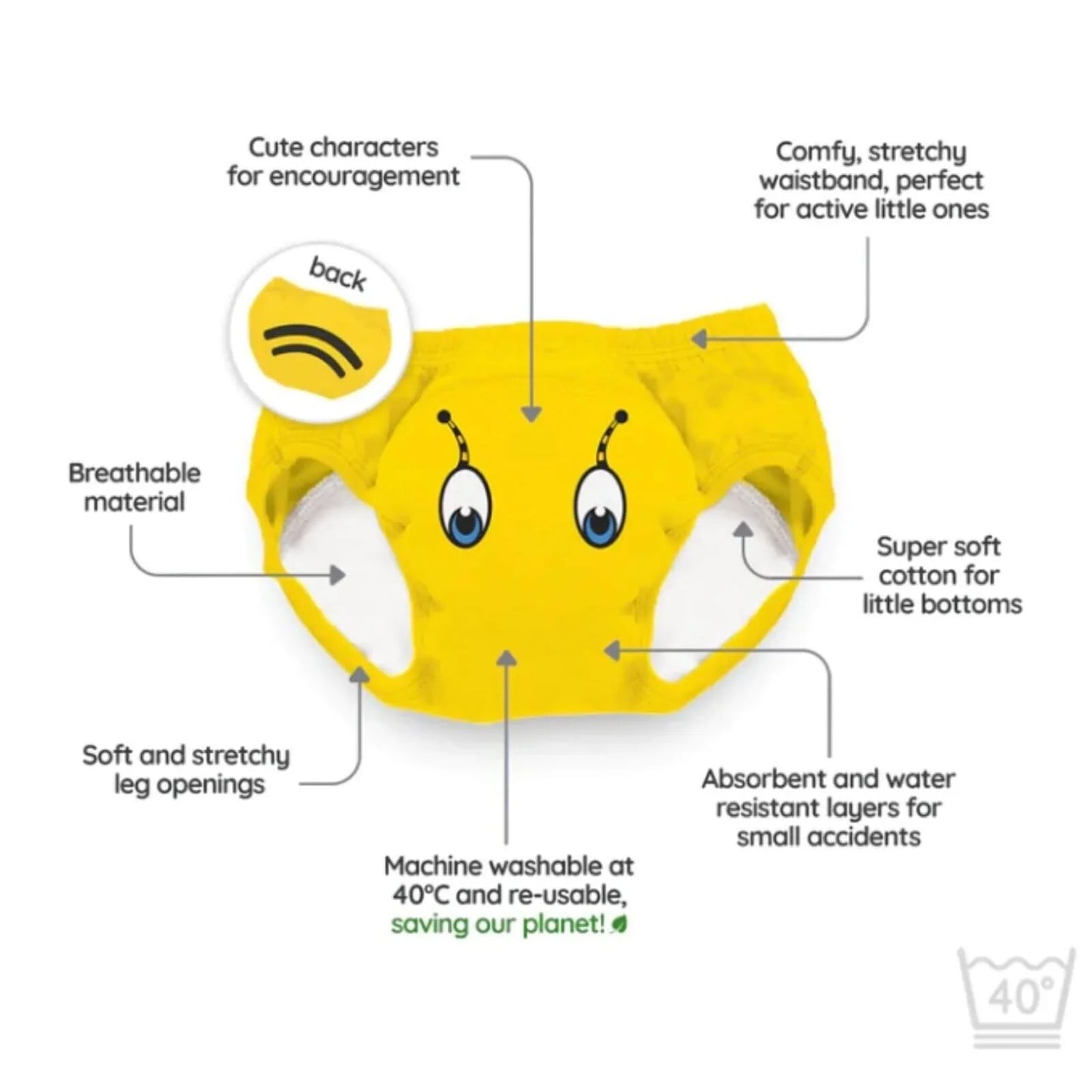 My Carry Potty - My Little Training Pants - Bumble Bee