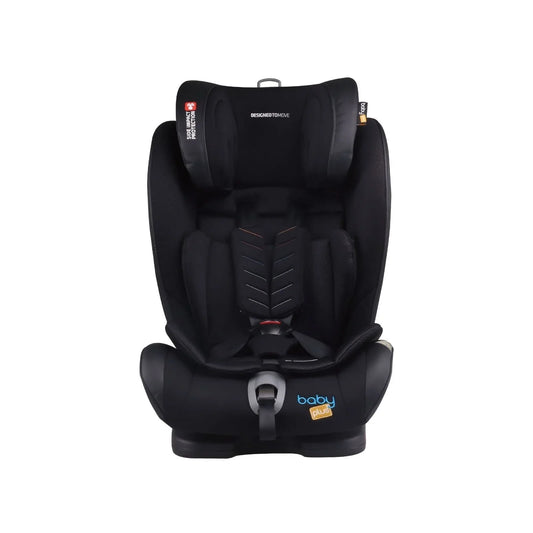 baby plus Secure Group 1/2/3 (9 Months to 12 Years) Car Seat - Black