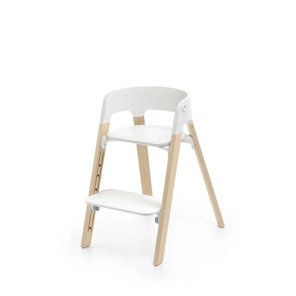 Stokke Steps Highchair - White / Natural