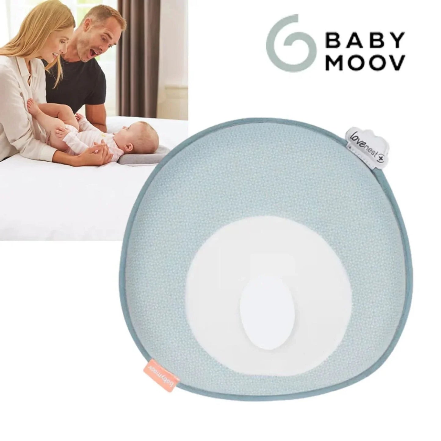 Babymoov Lovenest+ Fresh Mosaic Baby Pillow