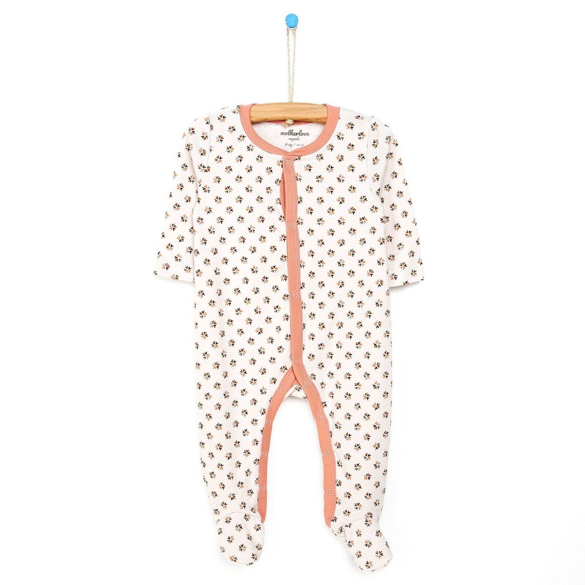 Motherlove Newborn Organic Footed Jumpsuit - Pink