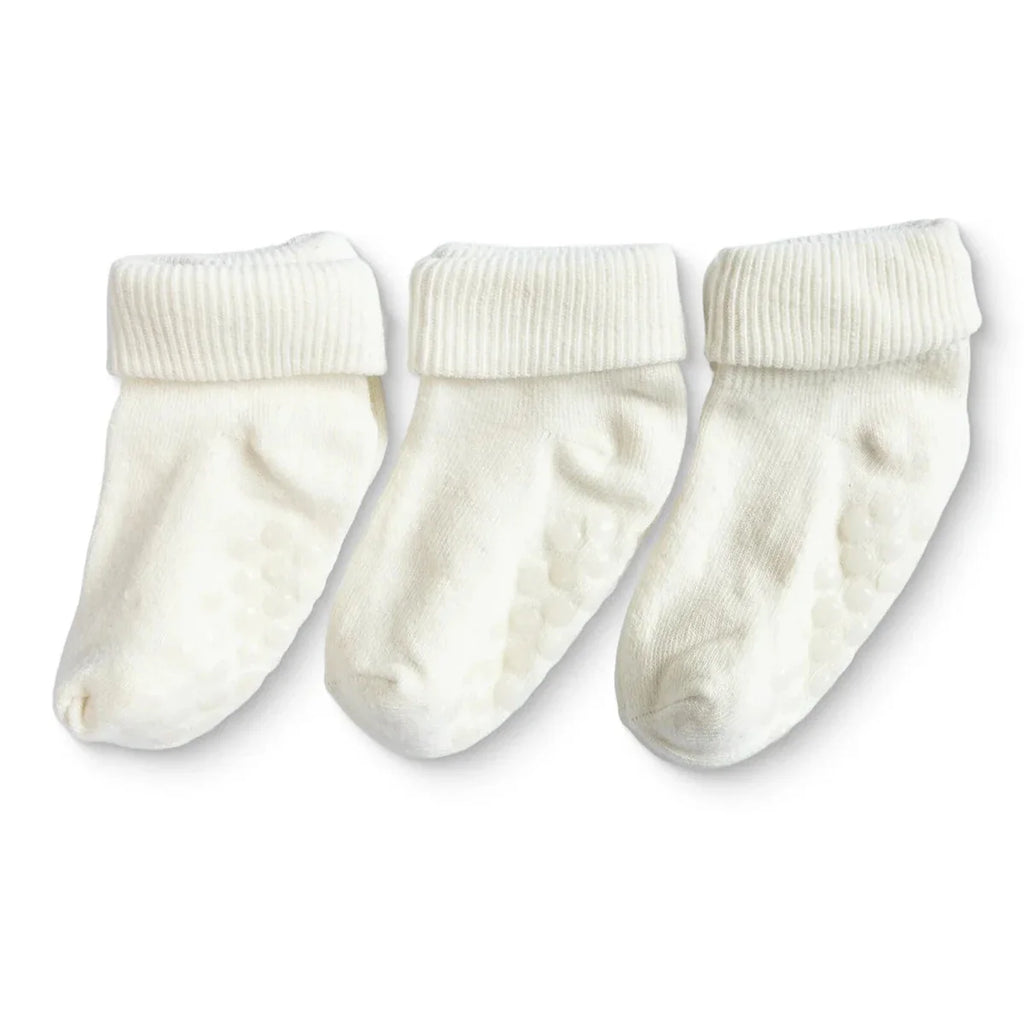 HelloBaby Unisex Pack of 3 Baby Socks None Cotton Rich - White