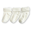 HelloBaby Unisex Pack of 3 Baby Socks None Cotton Rich - White
