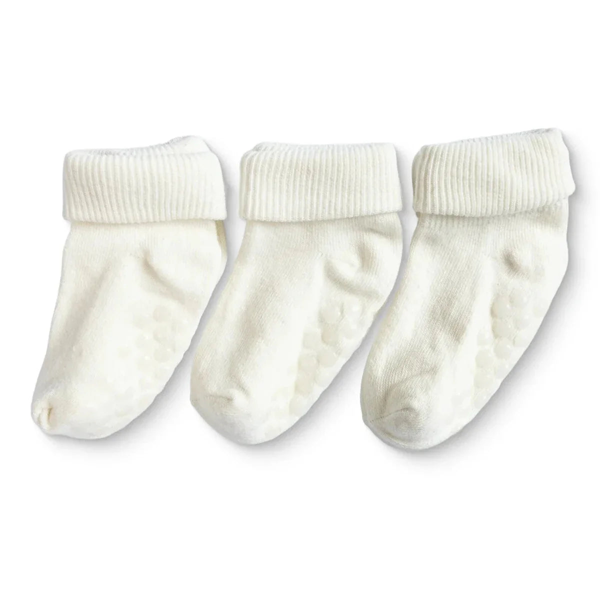 HelloBaby Unisex Pack of 3 Baby Socks None Cotton Rich - White