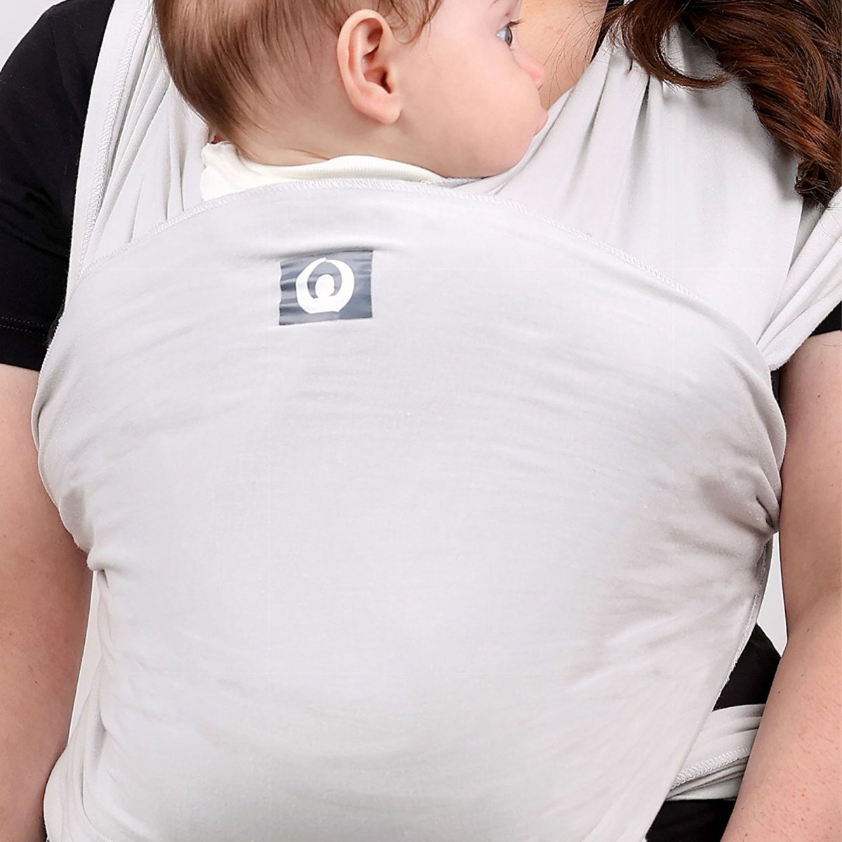 Gaia Carry Stretchy Baby Wrap Organic Cotton - Silver Grey