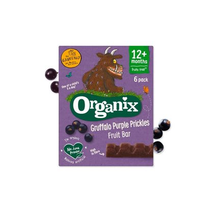 Organix Gruffalo Blackcurrant Fruit Bar 12+ months 102g (6x17g)
