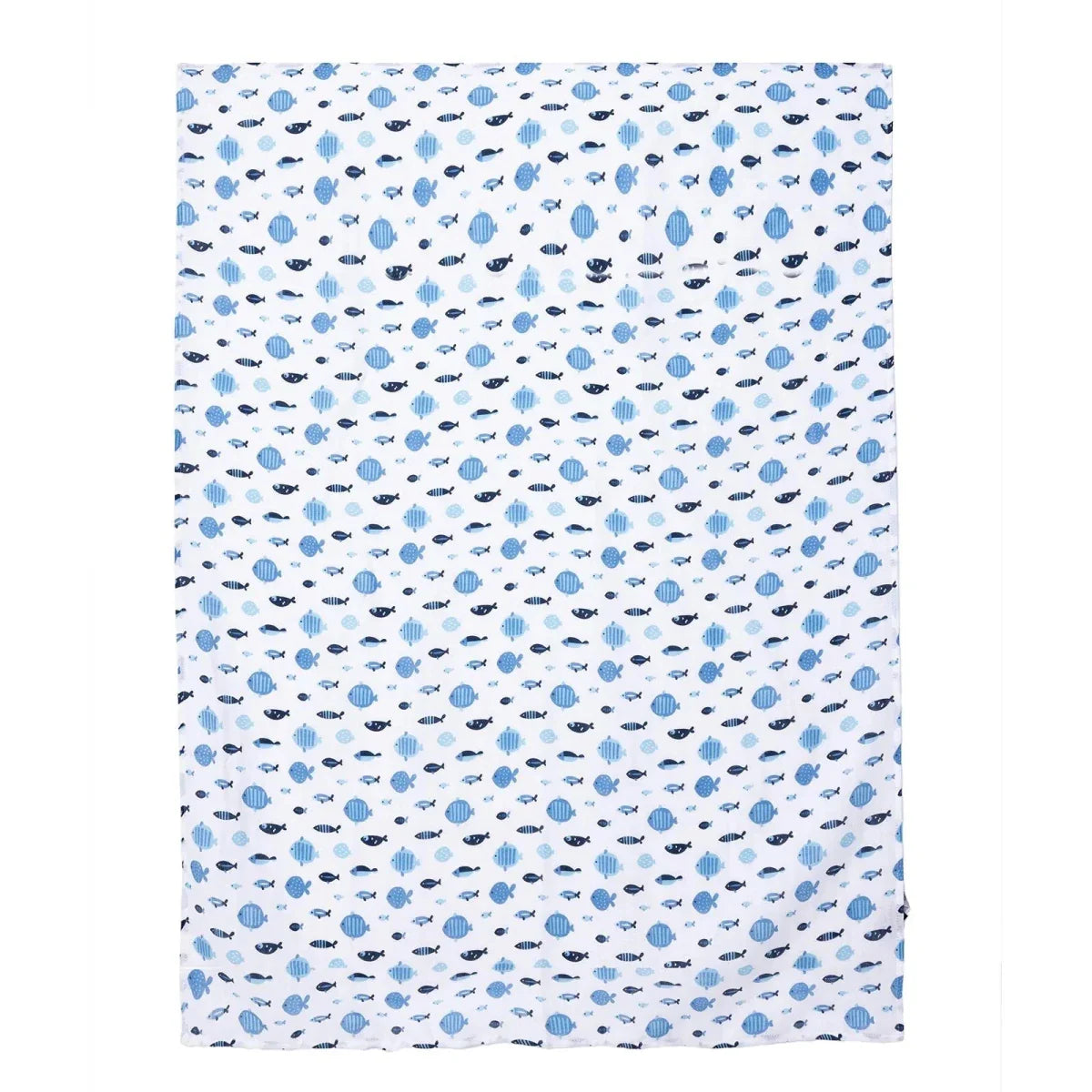 Mollia Unisex 100% Cotton Muslin Blanket 80x100 cm - Blue