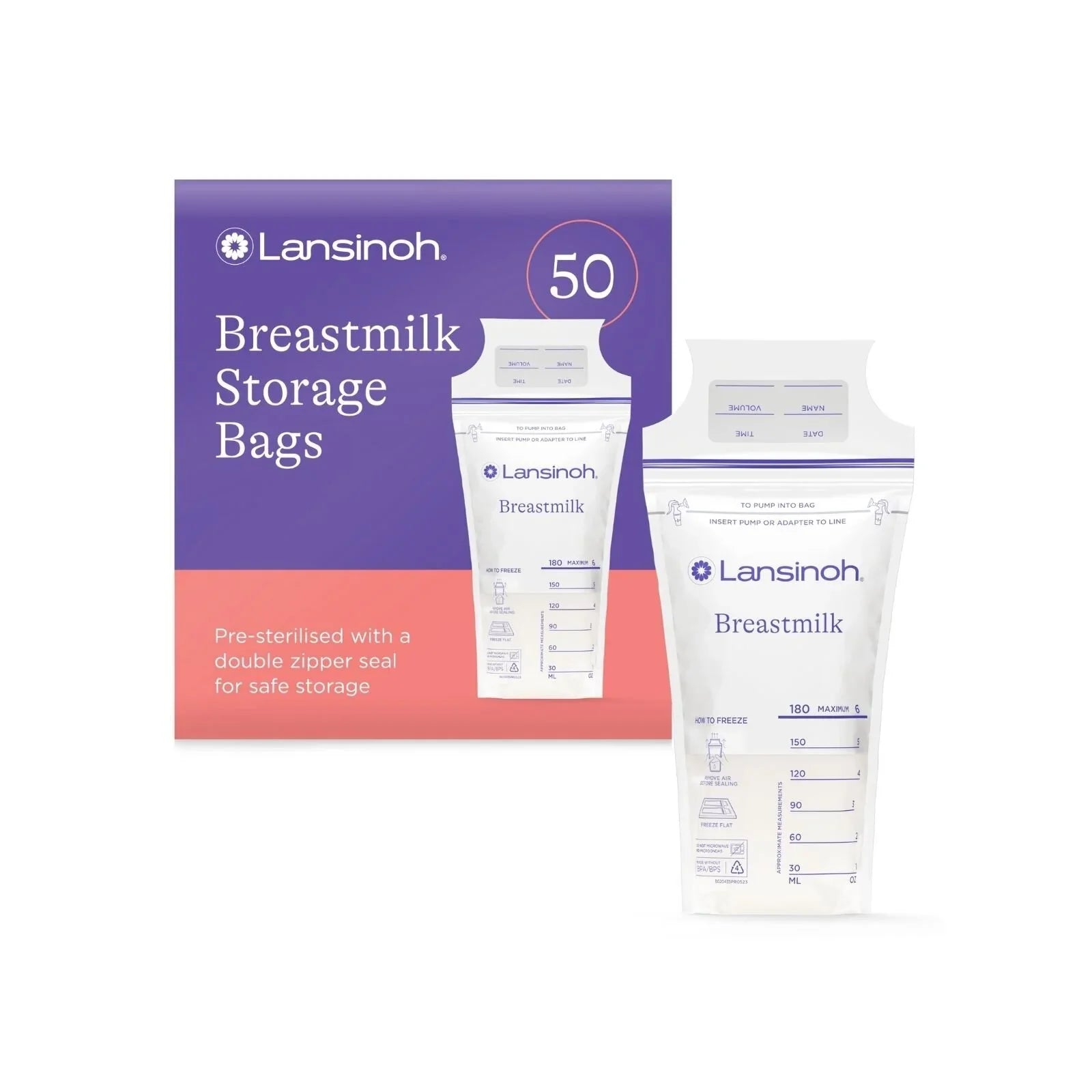 Lansinoh Breastmilk Storage Bags 50 pcs