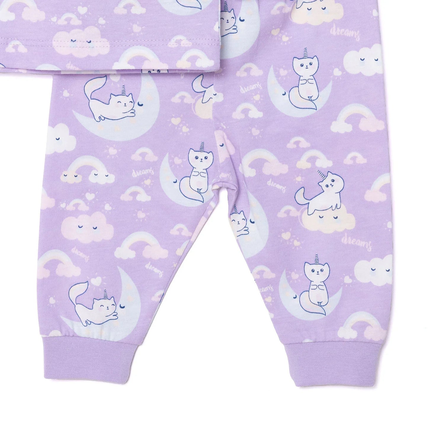 HelloBaby Girl Long Sleeve Pyjamas Set - Purple