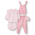 Bebetto 5 Piece Jacquard Knit Baby Hospital Bag Set (Newborn)