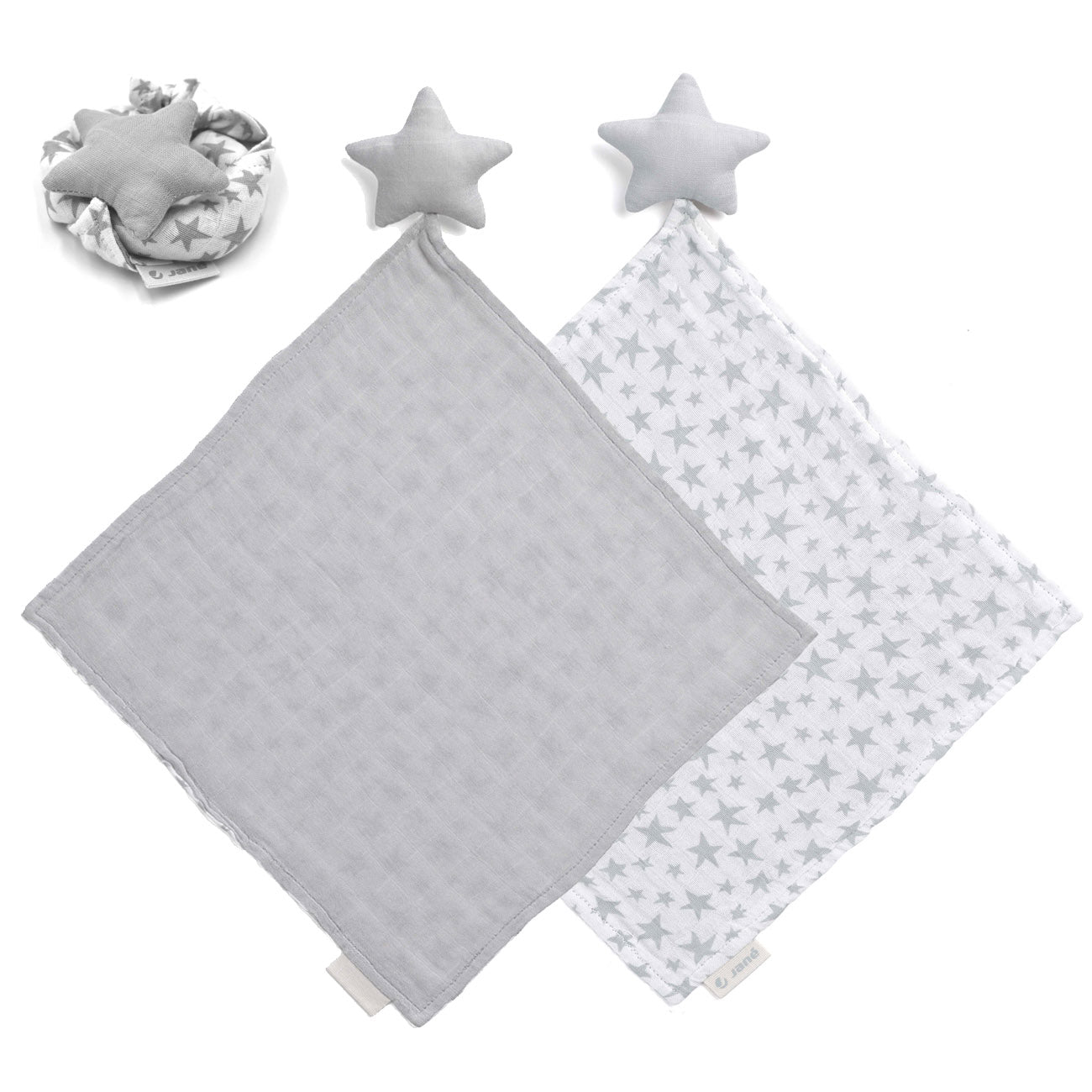 Jane Dou-Dou Reversible Bamboo Baby Security Blanket