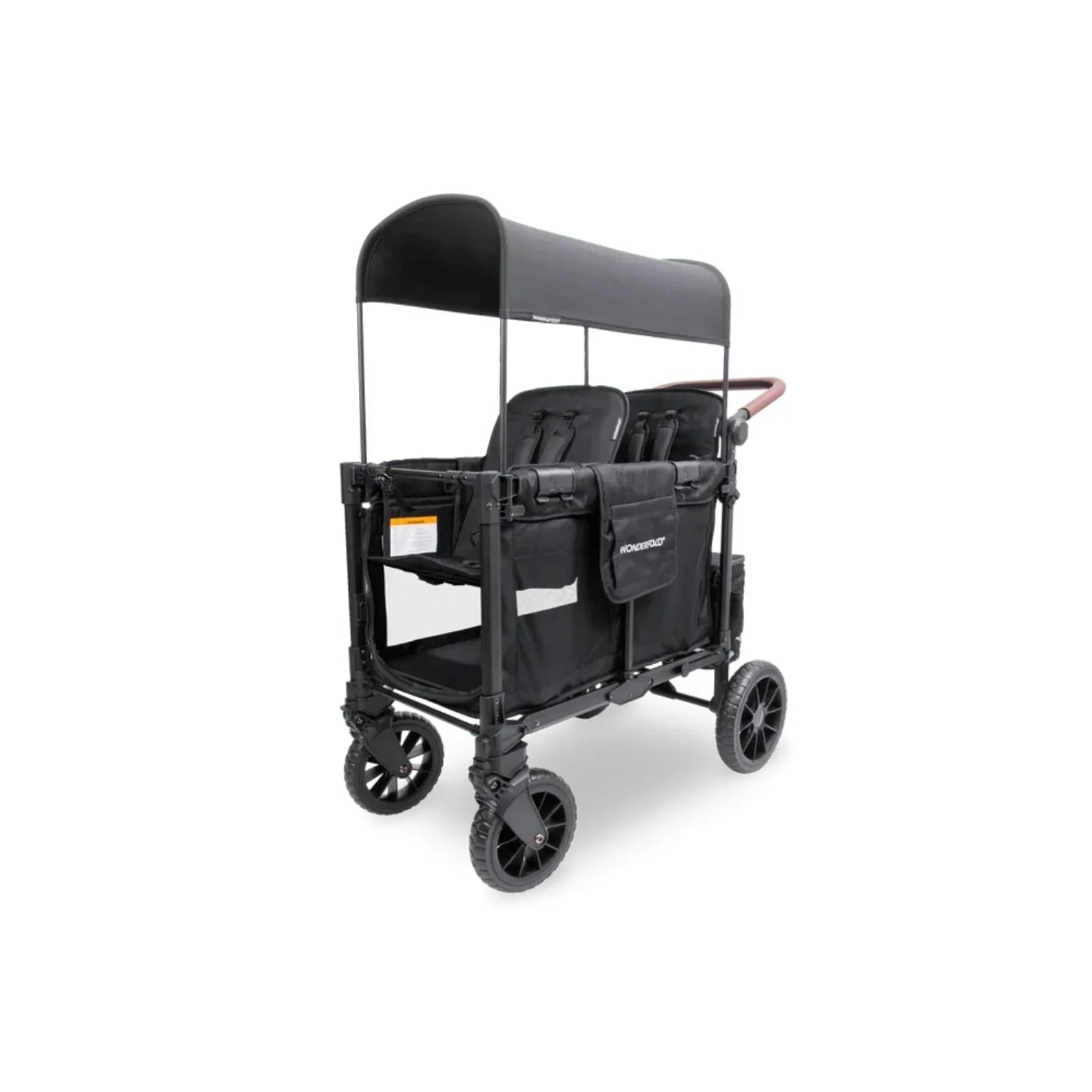 Wonderfold W2 Luxe Pro Stroller Wagon - Jet Black