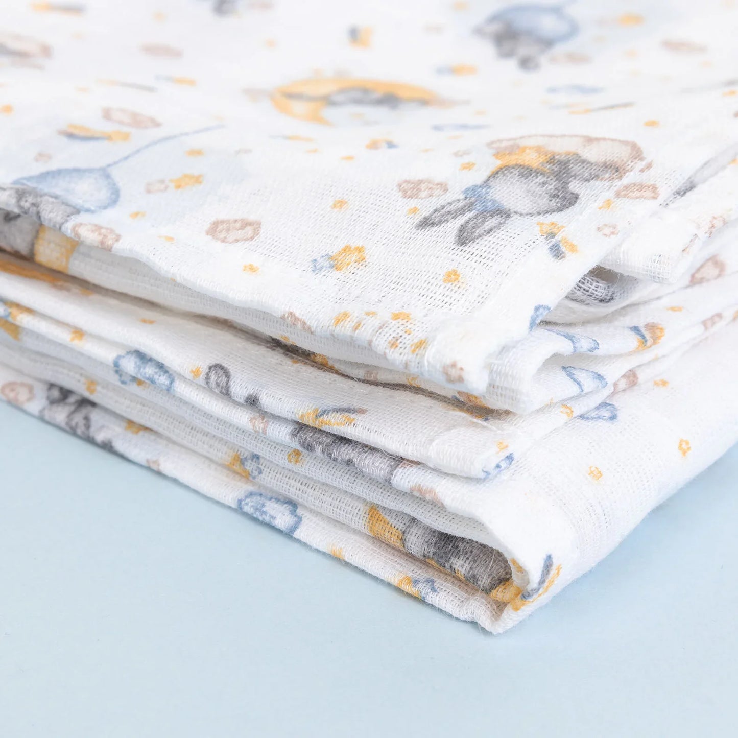 Little Dreams Girl Muslin Blanket - Patterned