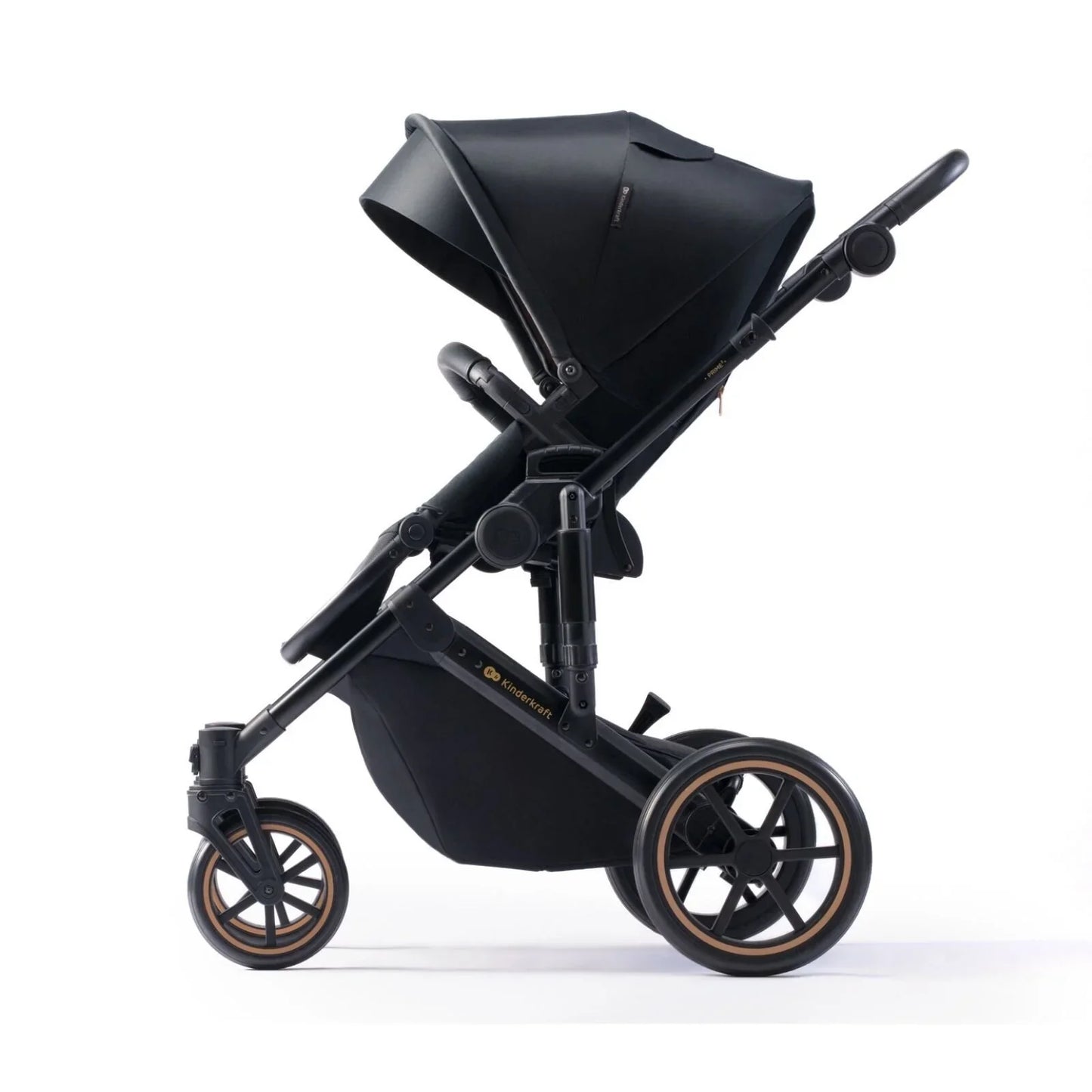 Kinderkraft 3-in-1 Mink Pro Prime 2 Travel System with Car Seat - Venezian Black