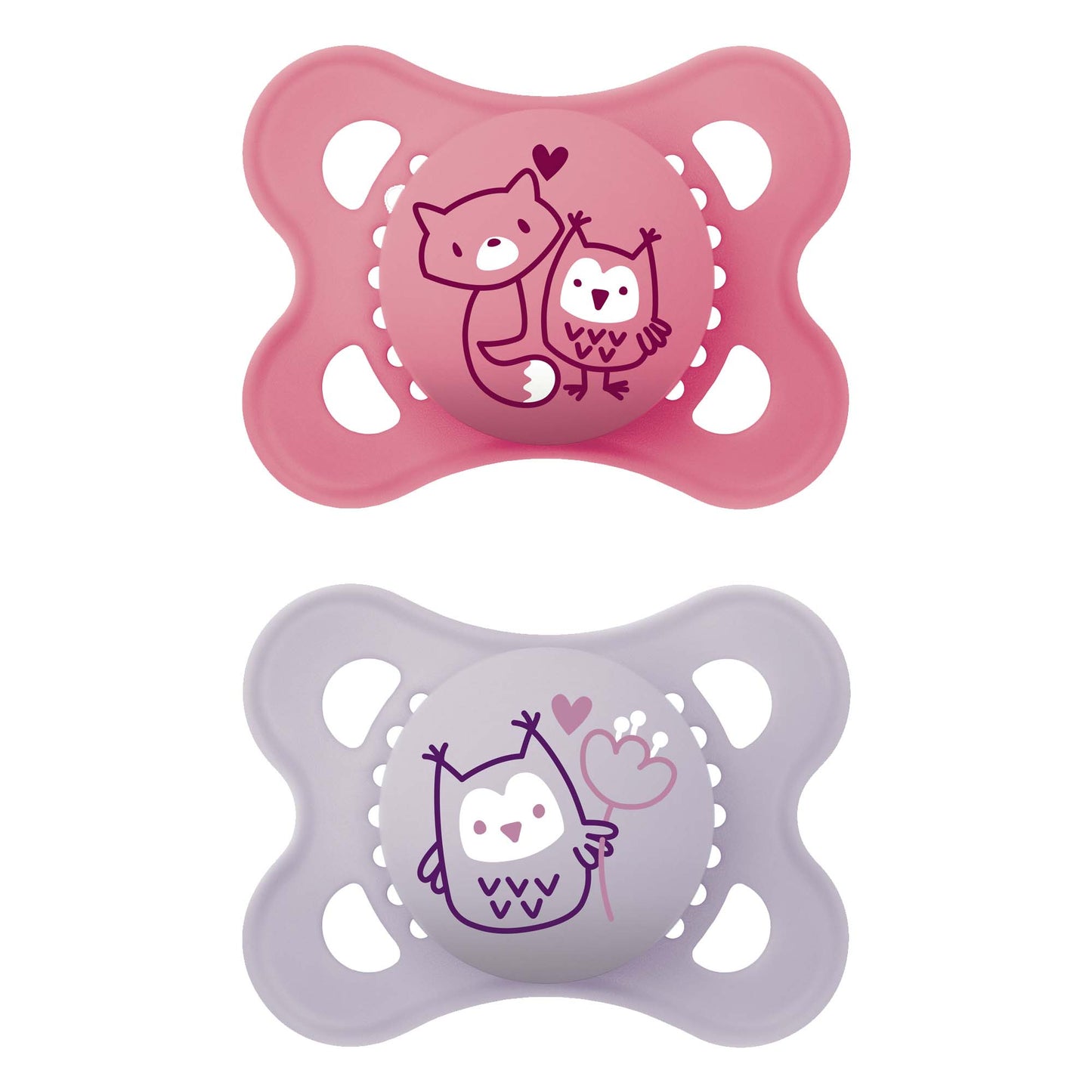 MAM Original Soother (2-6 Months) - Pink (Pack of 2)