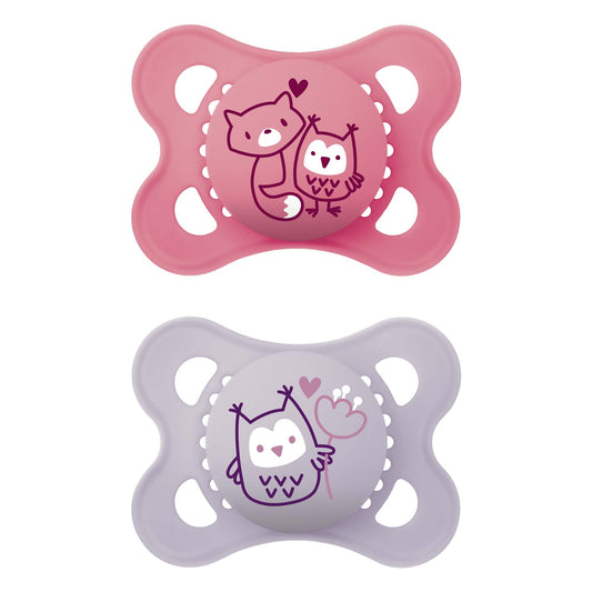 MAM Original Soother (2-6 Months) - Pink (Pack of 2)