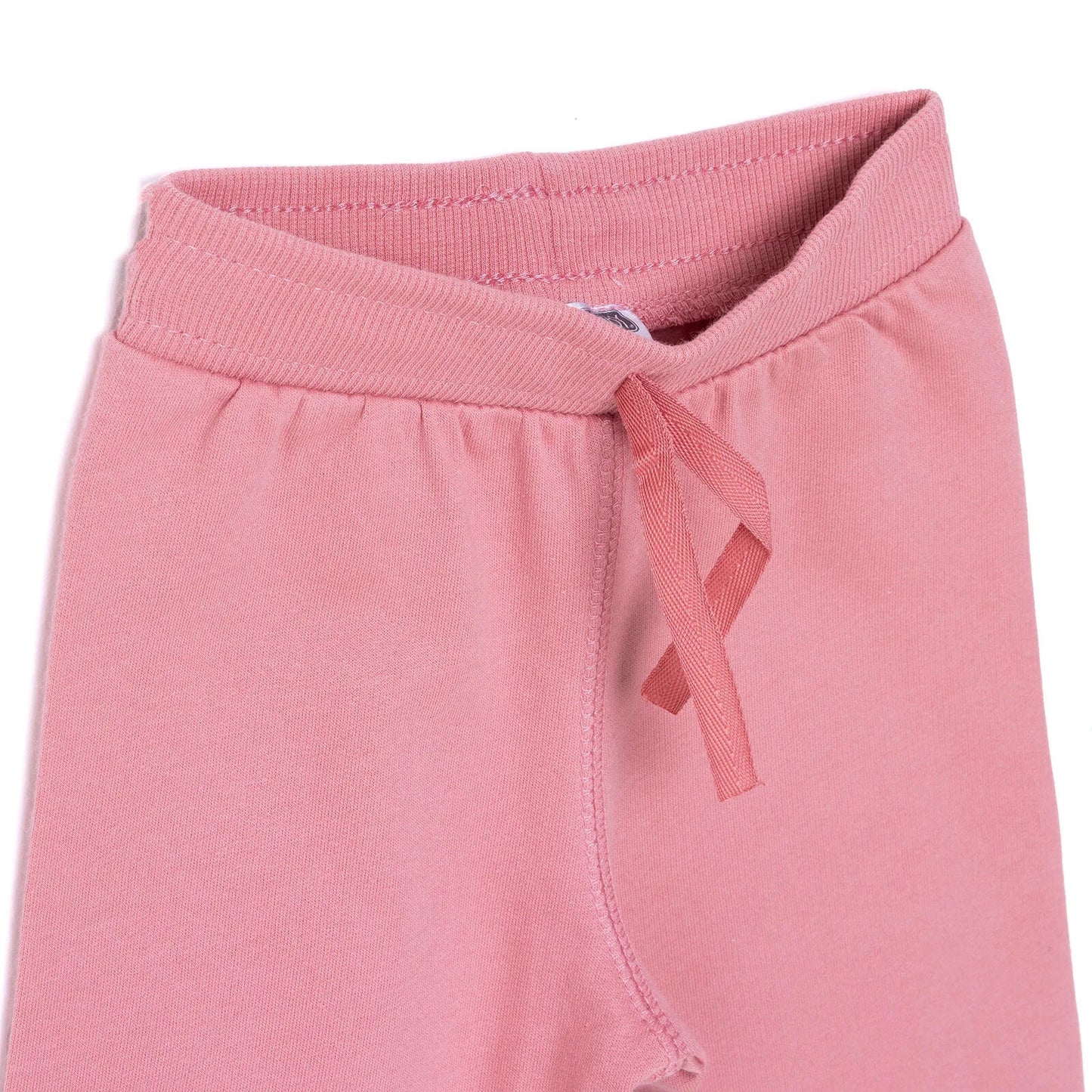 HelloBaby Basic Girl Low Raised Joggers - Light Rose