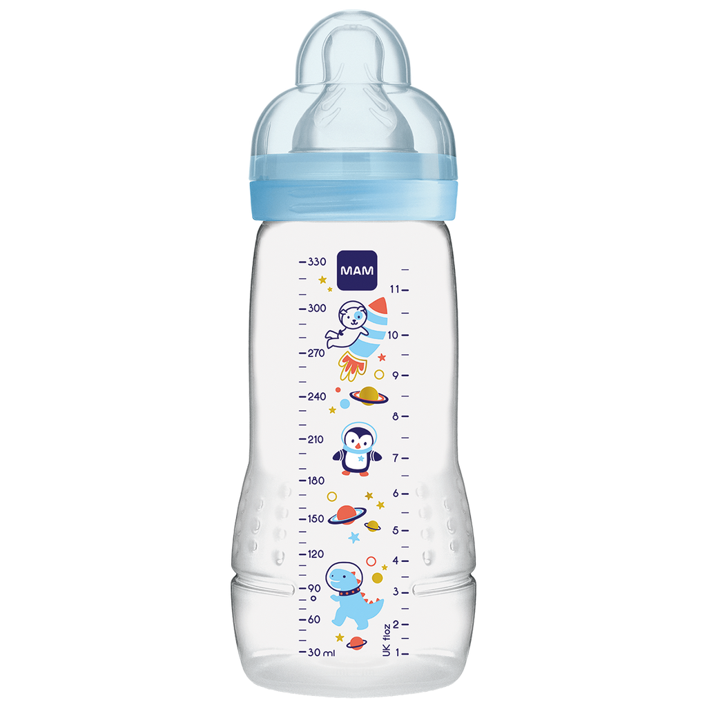 MAM Easy Active Bottle 330mls - Assorted Colour/Design (PACK OF 1 - SINGLE BOTTLE) - DESIGN MAY VARY TO IMAGE SHOWN