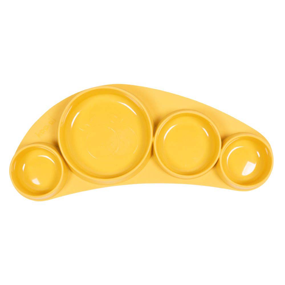 Koo-Di Tiny Tapas Silicone Placemat (Available in Buttercup/Ladybug Red/Spring Water)