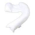 Dreamgenii Support and Feeding Pillow - White Cotton Jersey