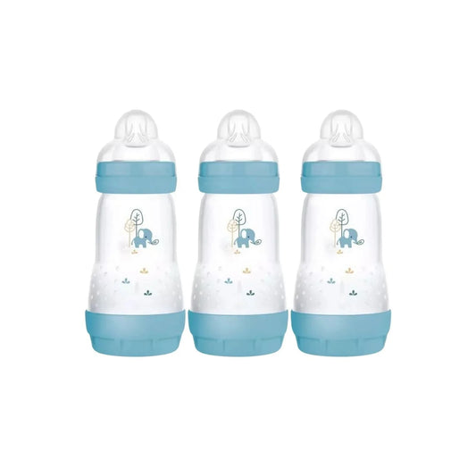 MAM Easy Start Anti-Colic Bottle 260ml Pack of 3 - Blue