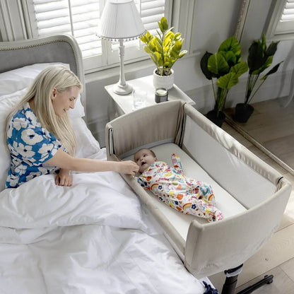 Joie Roomie Go Bedside Crib - Shale