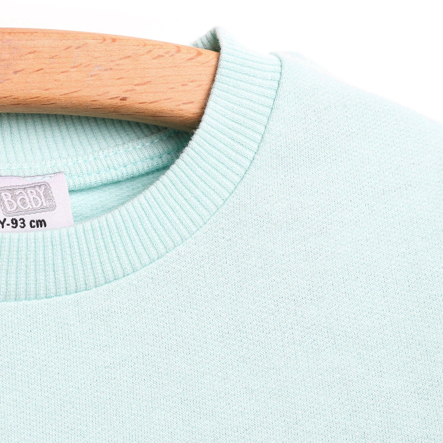 HelloBaby Baby Girl Basic Mint Sweatshirt - Multicolour