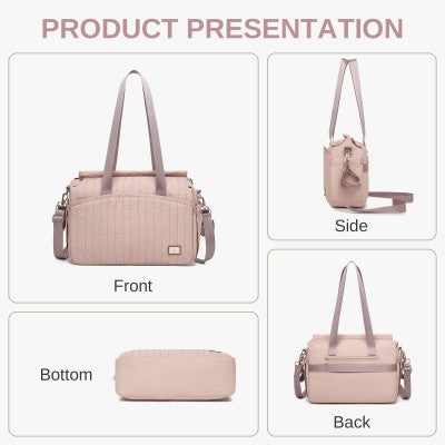 Miss Lulu Diaper Bag (Pink)