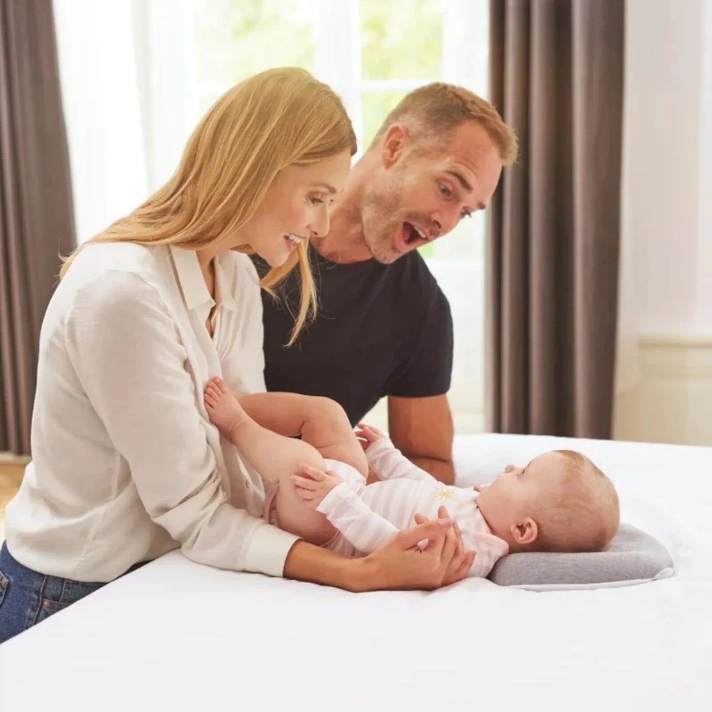 Babymoov Lovenest+ Fresh Mosaic Baby Pillow