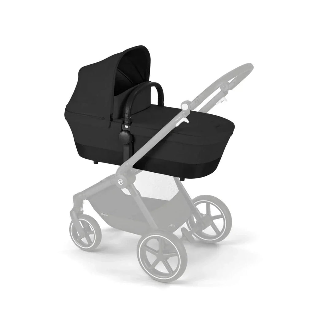 Cybex EOS Lux Silver 2-in-1 Pushchair - Moon Black