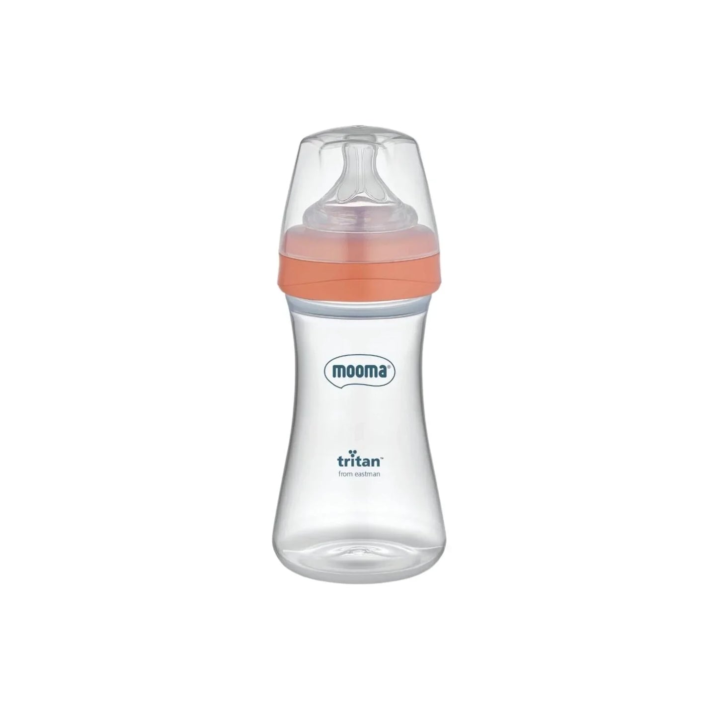 Mooma Neutra Tritan Bottle Medium Flow 6-18 months 250ml - Coral Pink