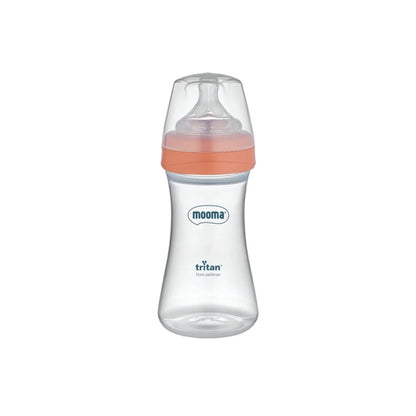 Mooma Neutra Tritan Bottle Medium Flow 6-18 months 250ml - Coral Pink