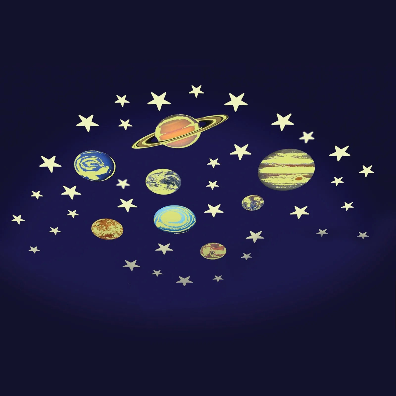 The Original Glowstars Company Glitter Stars & Planets