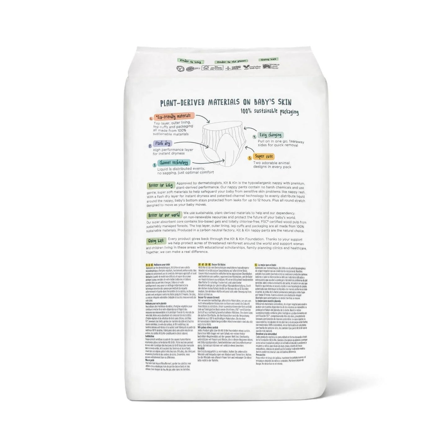 Kit & Kin Pull-Ups Size 4 Maxi - 22 nappies