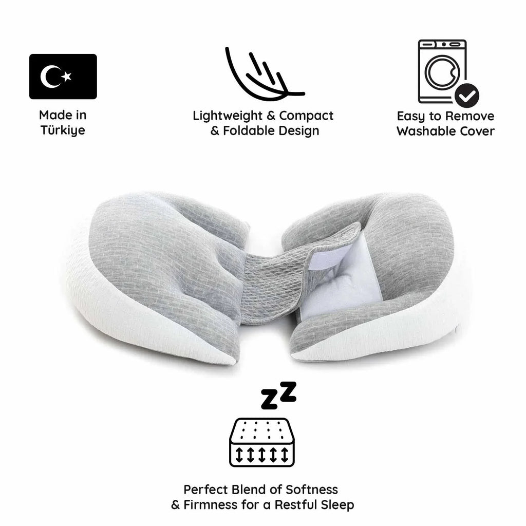 baby mom Multi-Functional Maternity Support Pillow - Grey