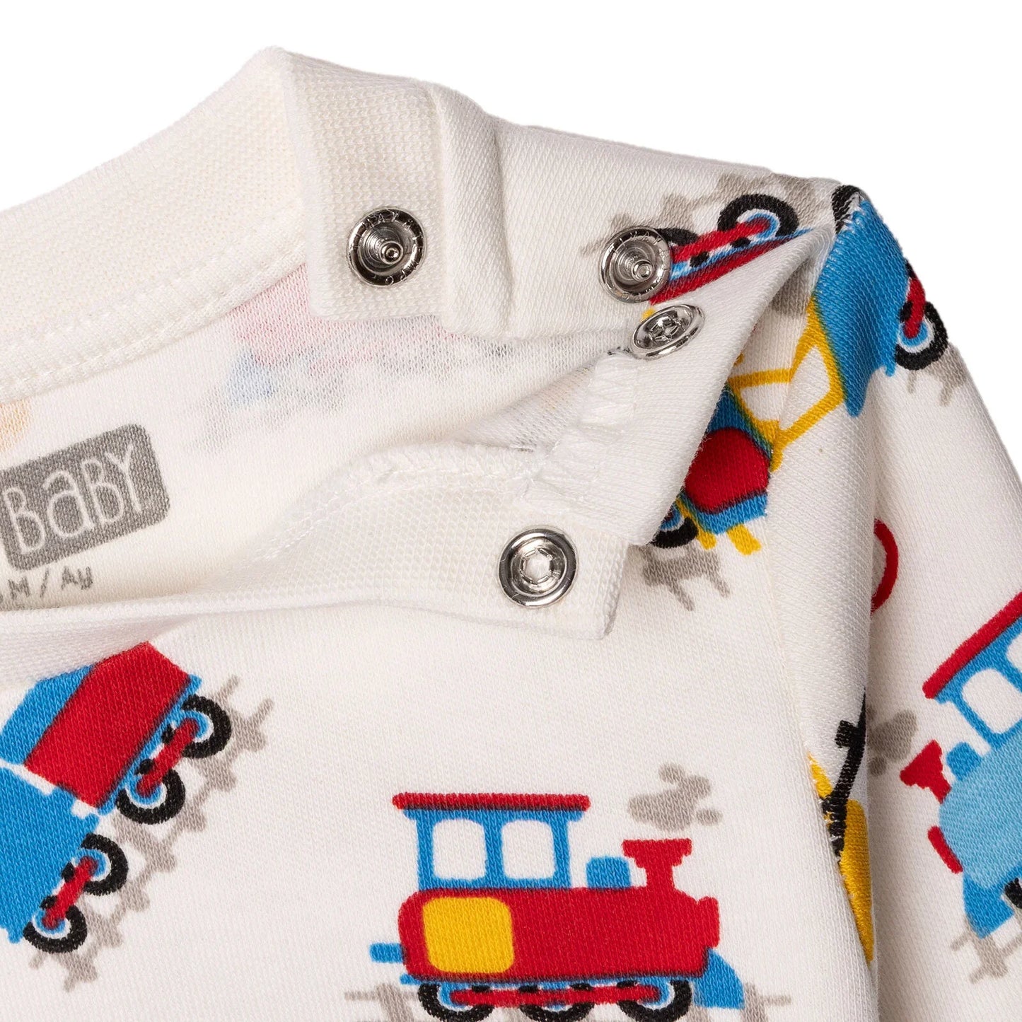 HelloBaby Christmas Baby Boy Long Sleeve Pyjamas Set - Ecru