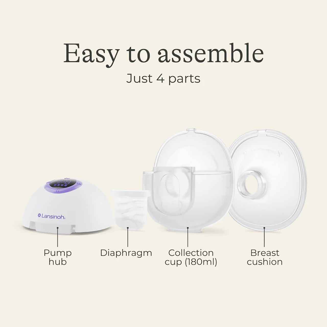 Lansinoh Wearable Electric Breast Pump (Double)