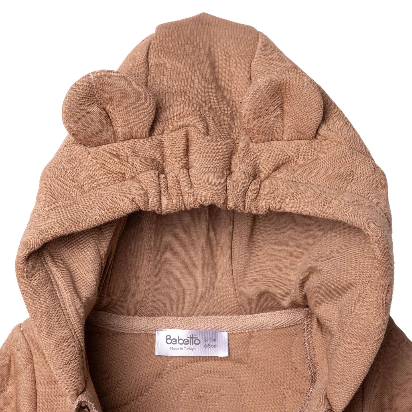 Bebetto Newborn Footless Jumpsuit - Brown